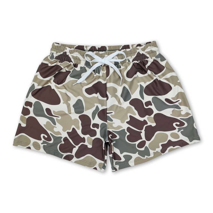 Yawoo Garments - Wholesale Swim Shorts - Kids - Camouflage boys summer swim shorts