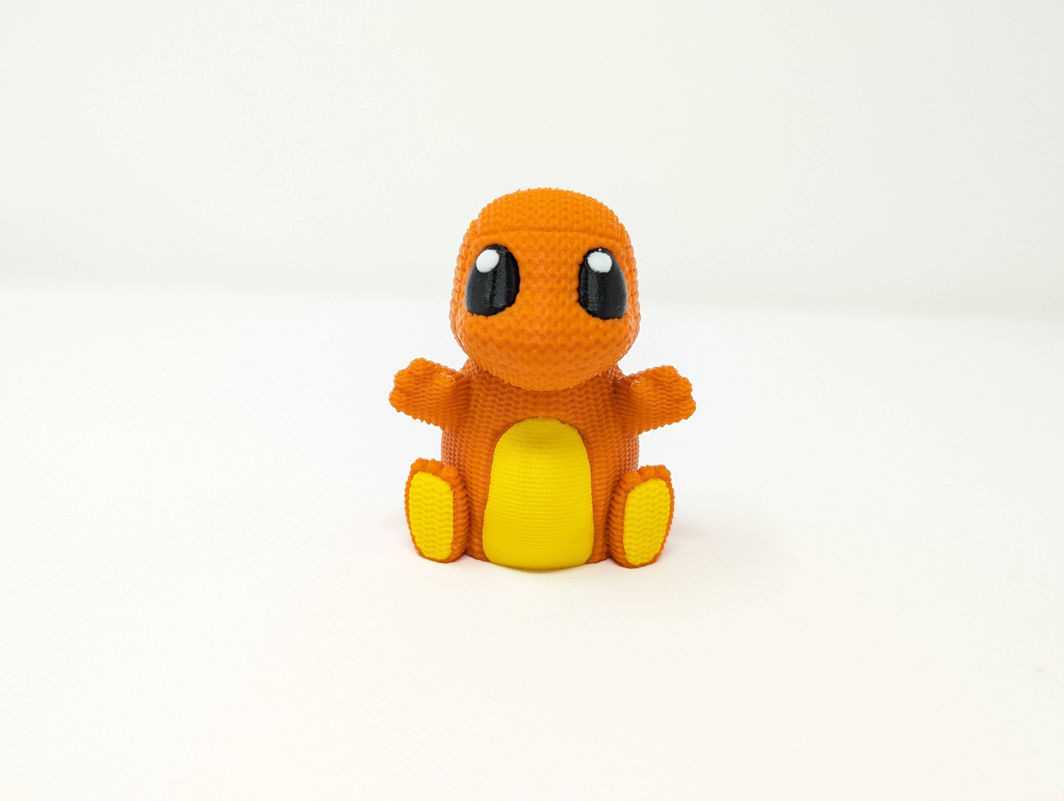 Giant Turtle Creations - Wholesale Decorative Figurine - Charmander Knit Style Figurine1