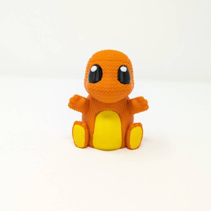 Giant Turtle Creations - Wholesale Decorative Figurine - Charmander Knit Style Figurine1