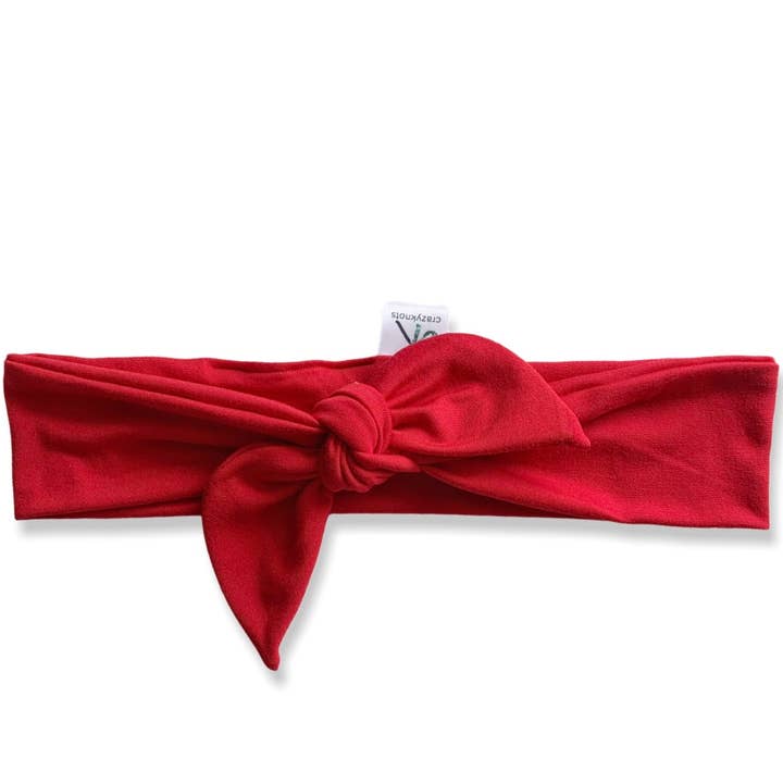 Lys Rød Tynd Selvslips Pandebånd for engroshandel hos Crazyknots