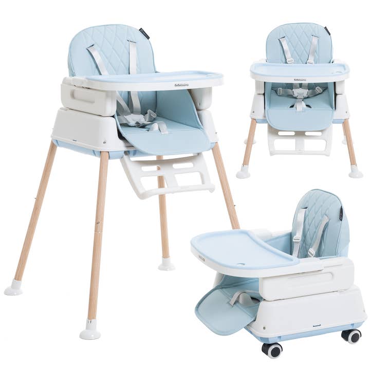 BEBELISSIMO - Seggiolone Evolutivo per Bambini - Regolabile - da 6 mesi fino a 20 kg - 5 modalità - azzurro chiaro per la vendita all'ingrosso da parte di Bebelissimo J'aime