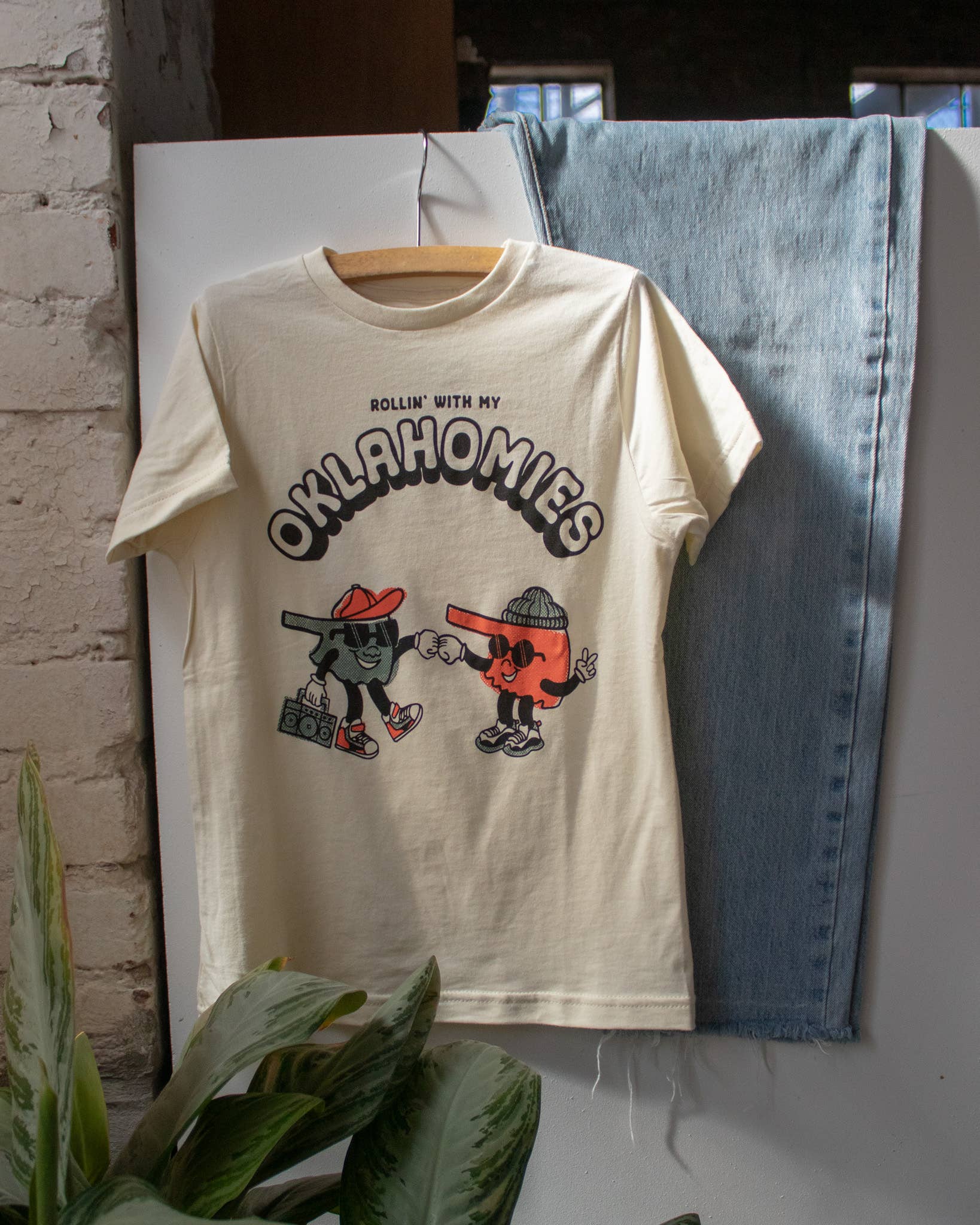 Natural Oklahomies Kids Tee for wholesale on Faire2