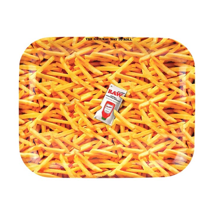 RAW French Fries Rolling Tray for wholesale by Up N Smoke