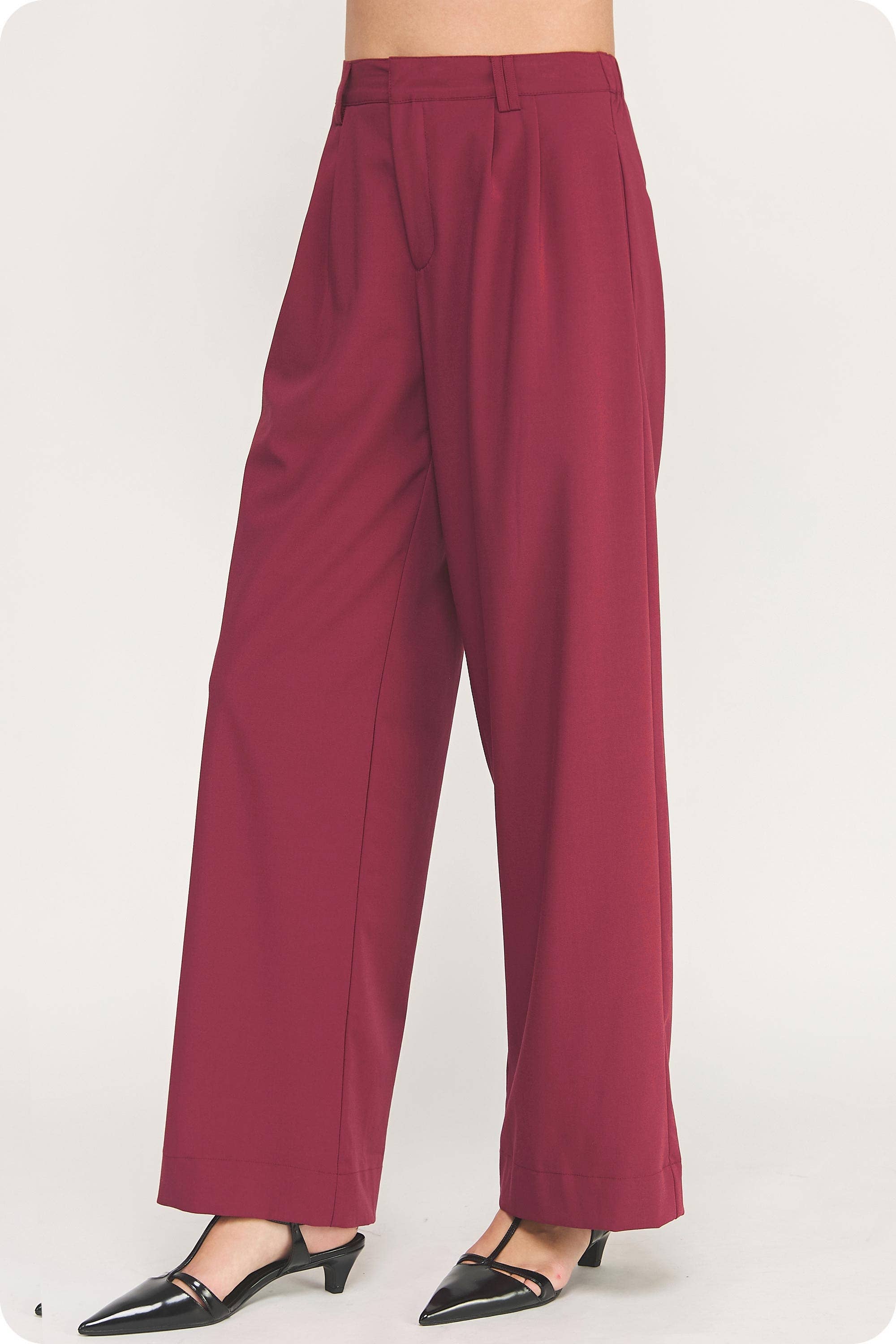 Strut & Bolt – wholesale Byxor - Dam – Kostymbyxor med vida ben23