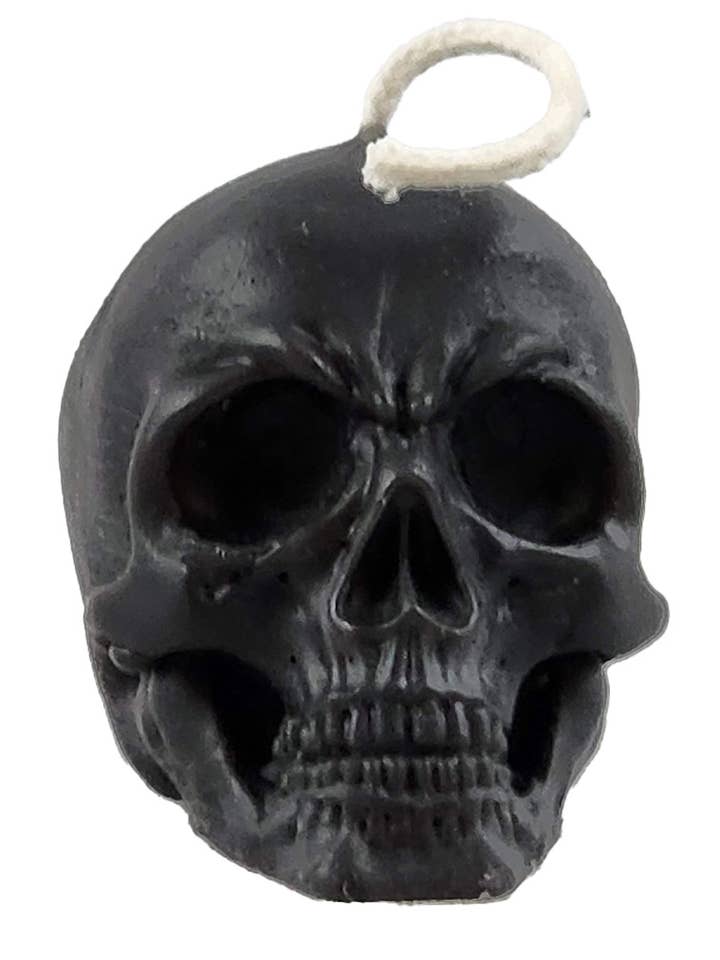 Skull - black beeswax for wholesale by BEE HEALTHY CANDLES