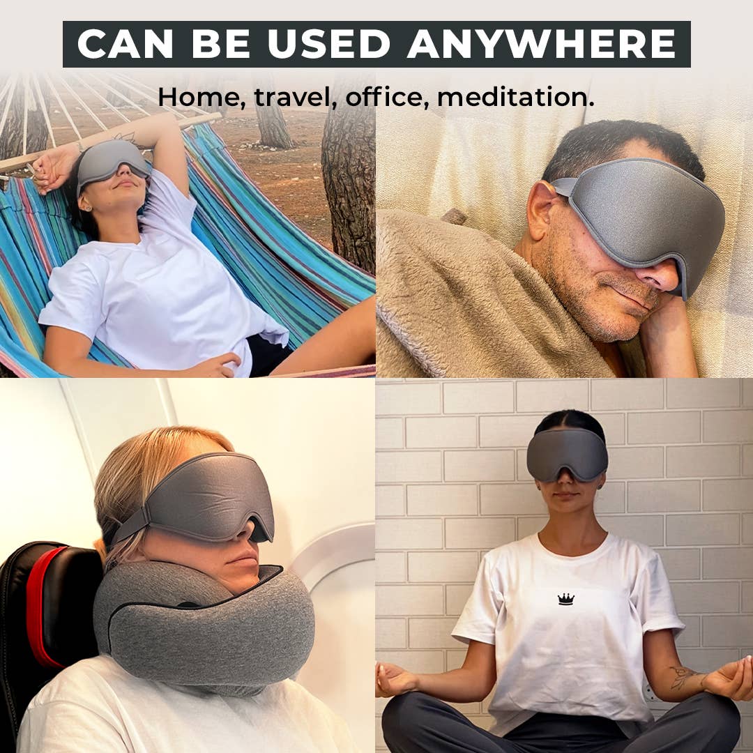 FlyHugz® - Vendita all'ingrosso Maschera per dormire - Maschera per Dormire Premium FlyHugz®3