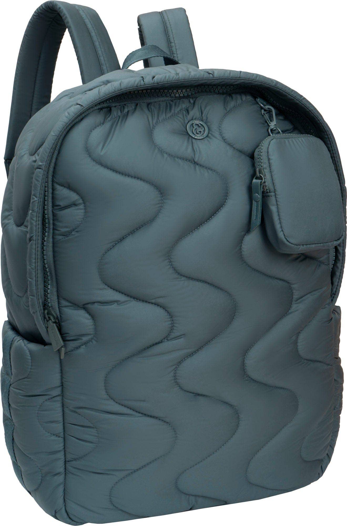 Magid - Wholesale Backpack - Women's - Joan & David Wave Quilted Puffer Nylon 18 Inch Workbook Backpack1