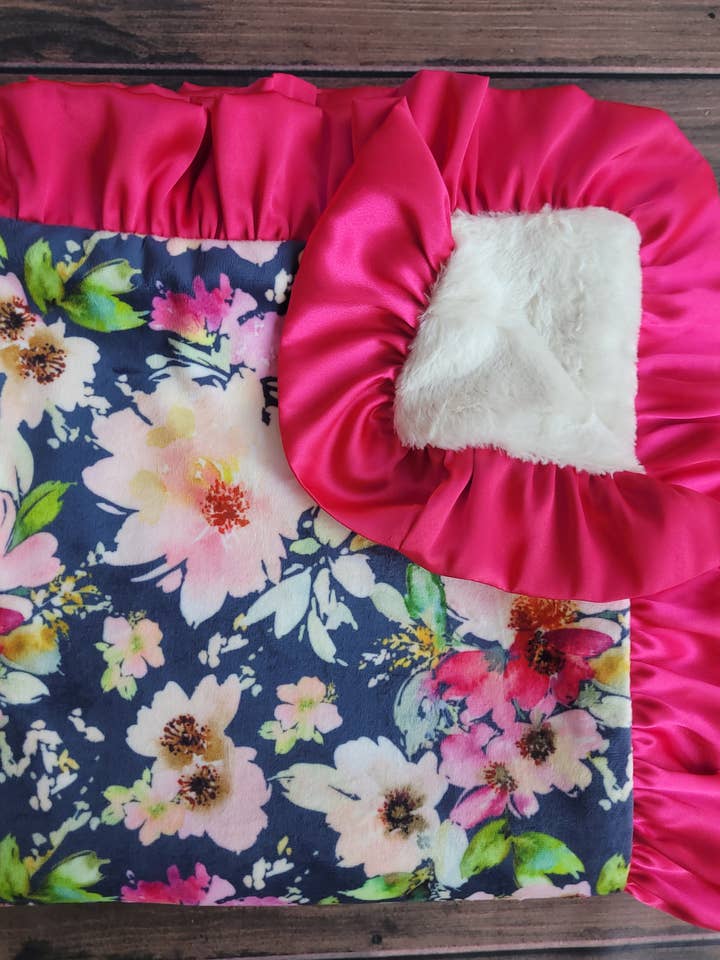 Cuddle Couture - Wholesale Bedding Blanket - Kids & Baby - Floral Escape0