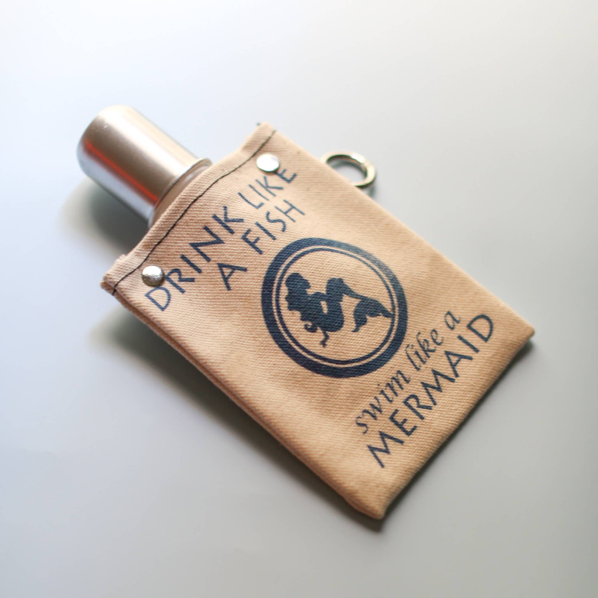 CapaBunga® - Wholesale Flask - Drink like a Fish, Swim Like a Mermaid Flask (4oz)1