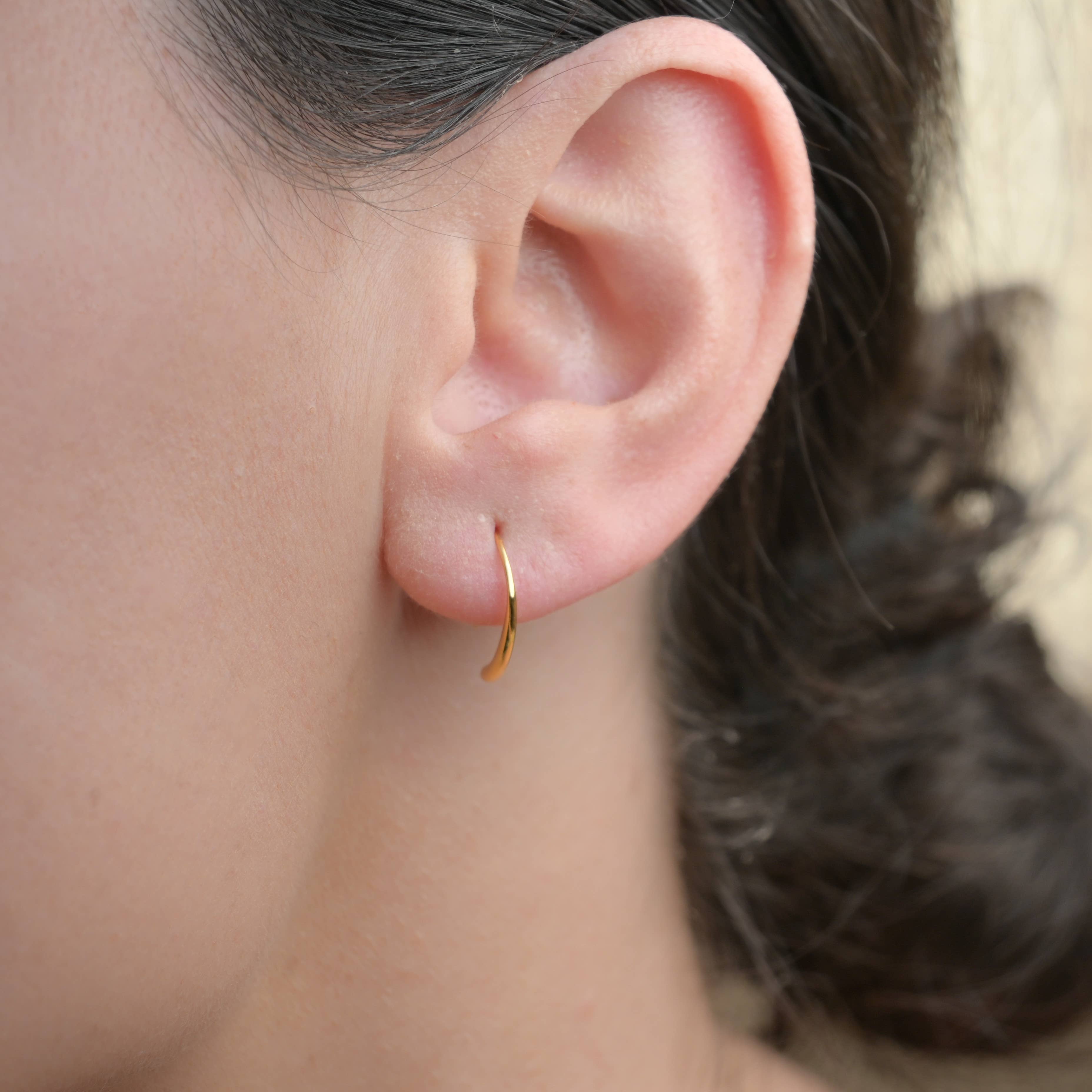 Blueyejewelry - Wholesale Hoop Earrings - Dainty Threader Earrings-925 Silver Tear Drop Wire Earrings6