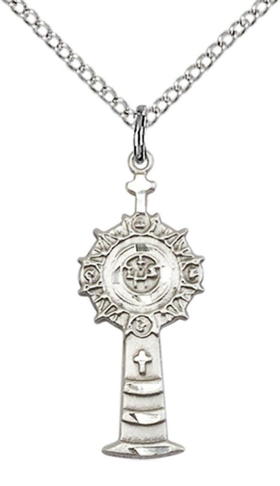 NYMAN JEWELERS - Wholesale Pendant/Charm Necklace - Sterling Silver Monstrance Pendant0