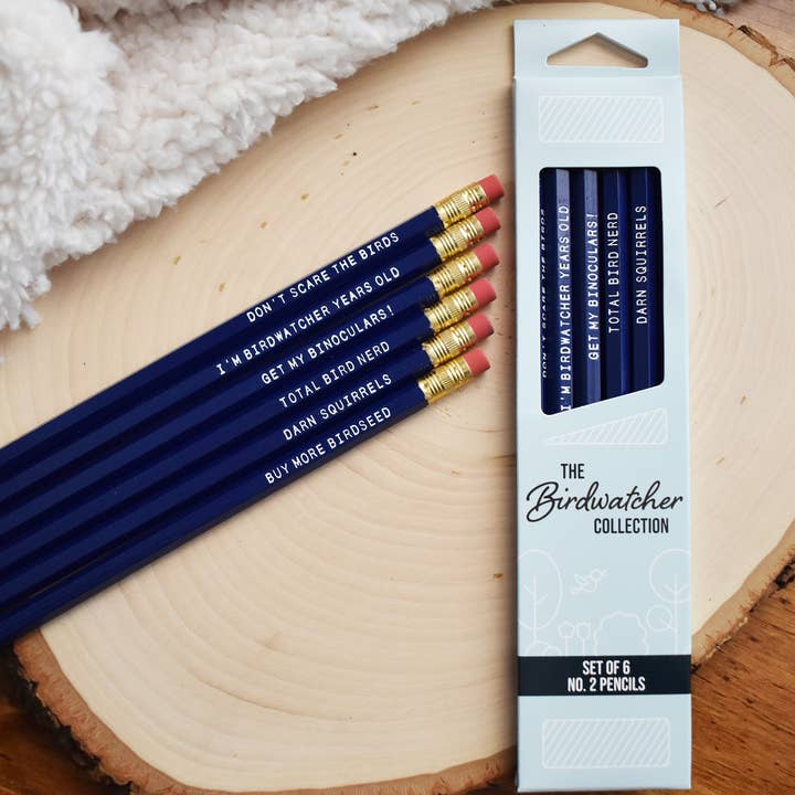 The Birdwatcher Collection Pencil Set for wholesale by Wild North Co