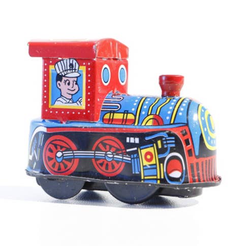 Locomotive with key, made in China railway for wholesale by die Blechfabrik e.K.