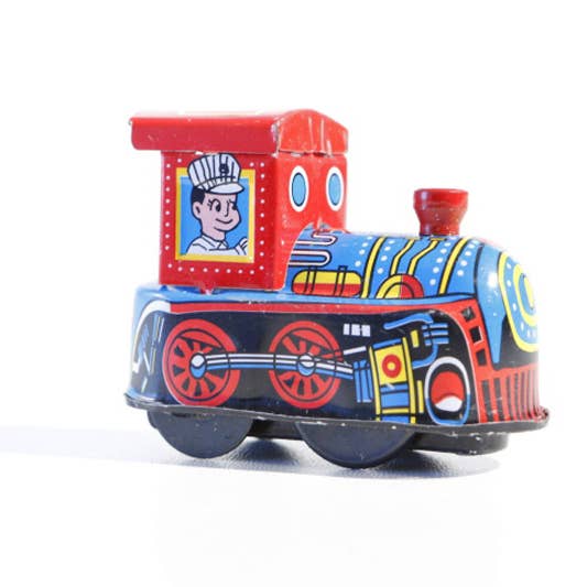 die Blechfabrik e.K. - Vendita all'ingrosso Macchinetta/camioncino giocattolo - Bambini - Locomotiva con chiave, made in China railway