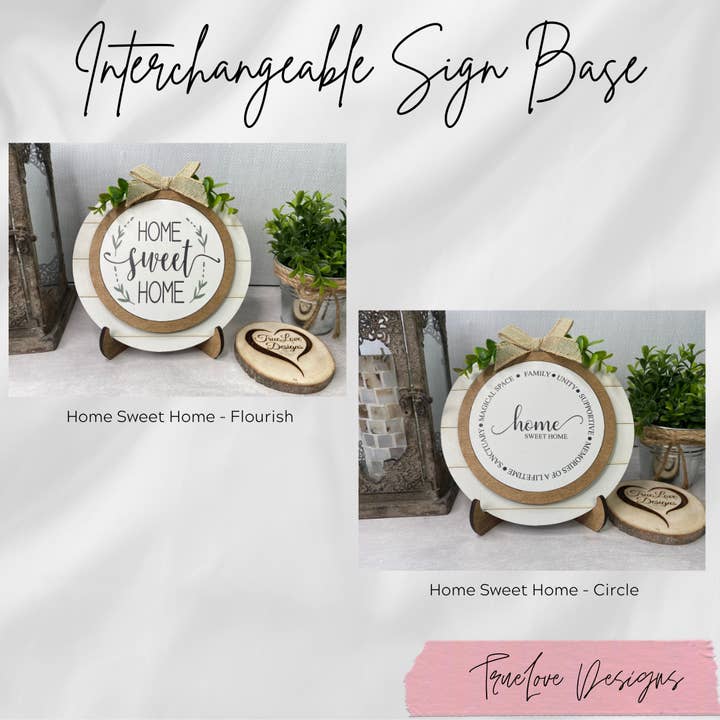 TrueLove Designs LLC - Wholesale Sign - Seasonal Attachments Interchangeable Display Sign