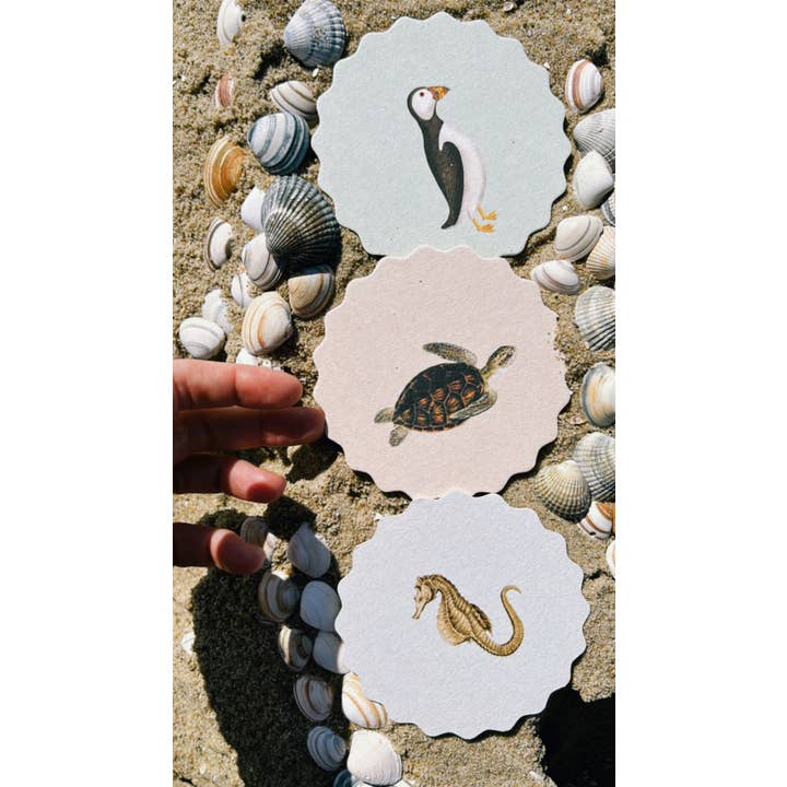 30x40 - Wholesale Coasters - Coaster Set Good Vibes 🍀🐓🐢 UPDATE - New Designs15