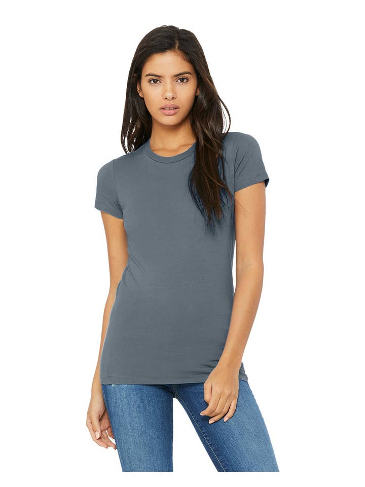Total Apparel - Wholesale T-Shirt - Women's - Bella + Canvas 6004 - Ladies' Slim Fit T-Shirt13