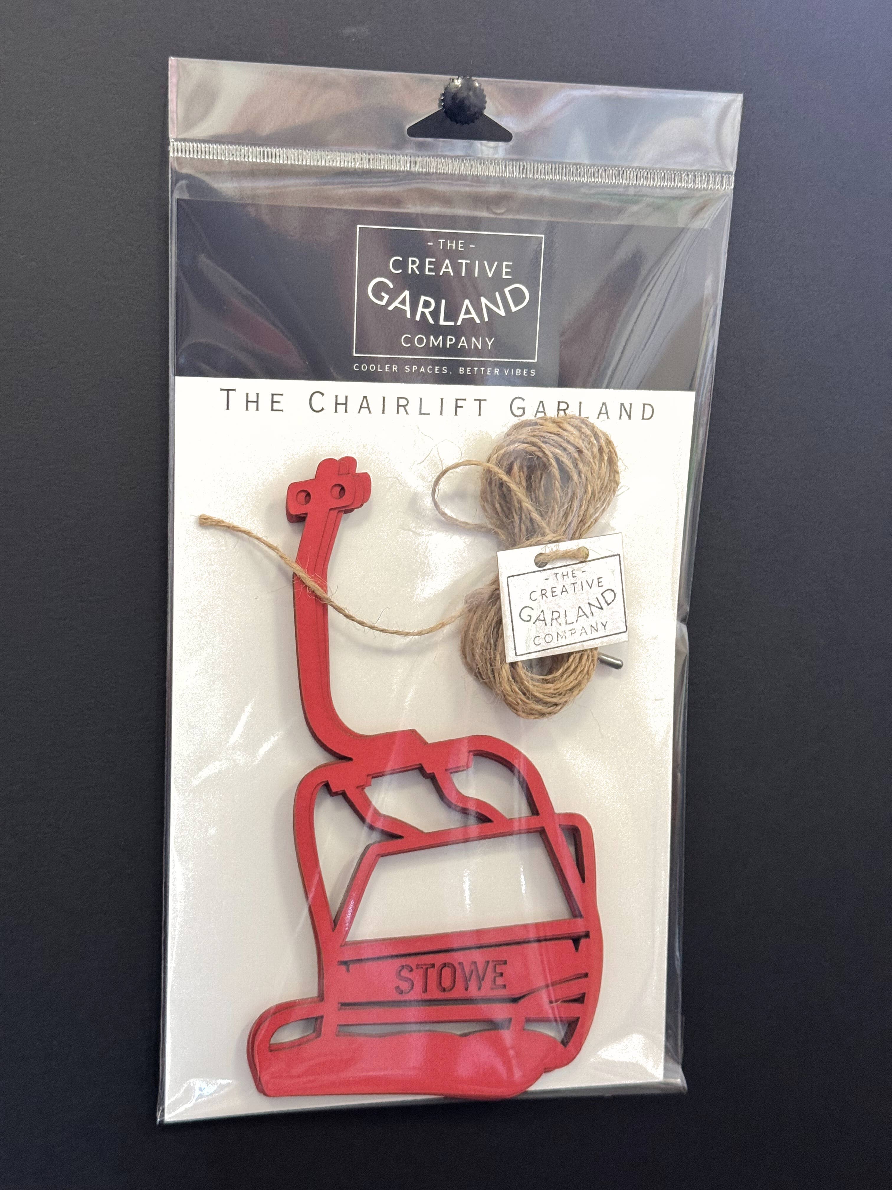 The Creative Garland Company - Vendita all'ingrosso Decorazione da parete 3D - La Seggiovia Garland – Edizione Personalizzata del Resort3