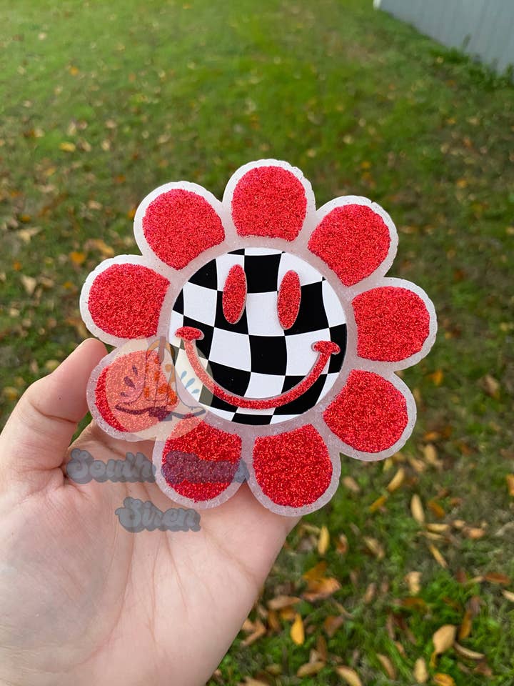 Smiley Sunflower Air Freshener for wholesale by South Texas Siren