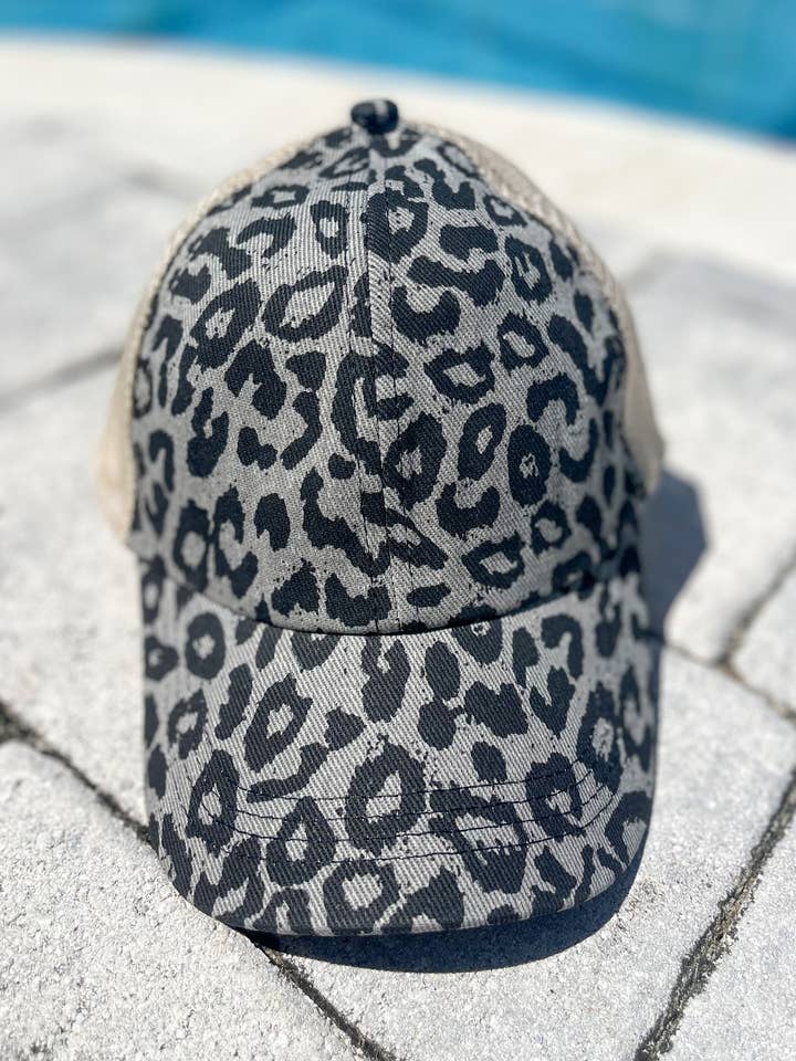 Go Wild "Gray" Trucker Hat for wholesale by Harris Girls & Co.