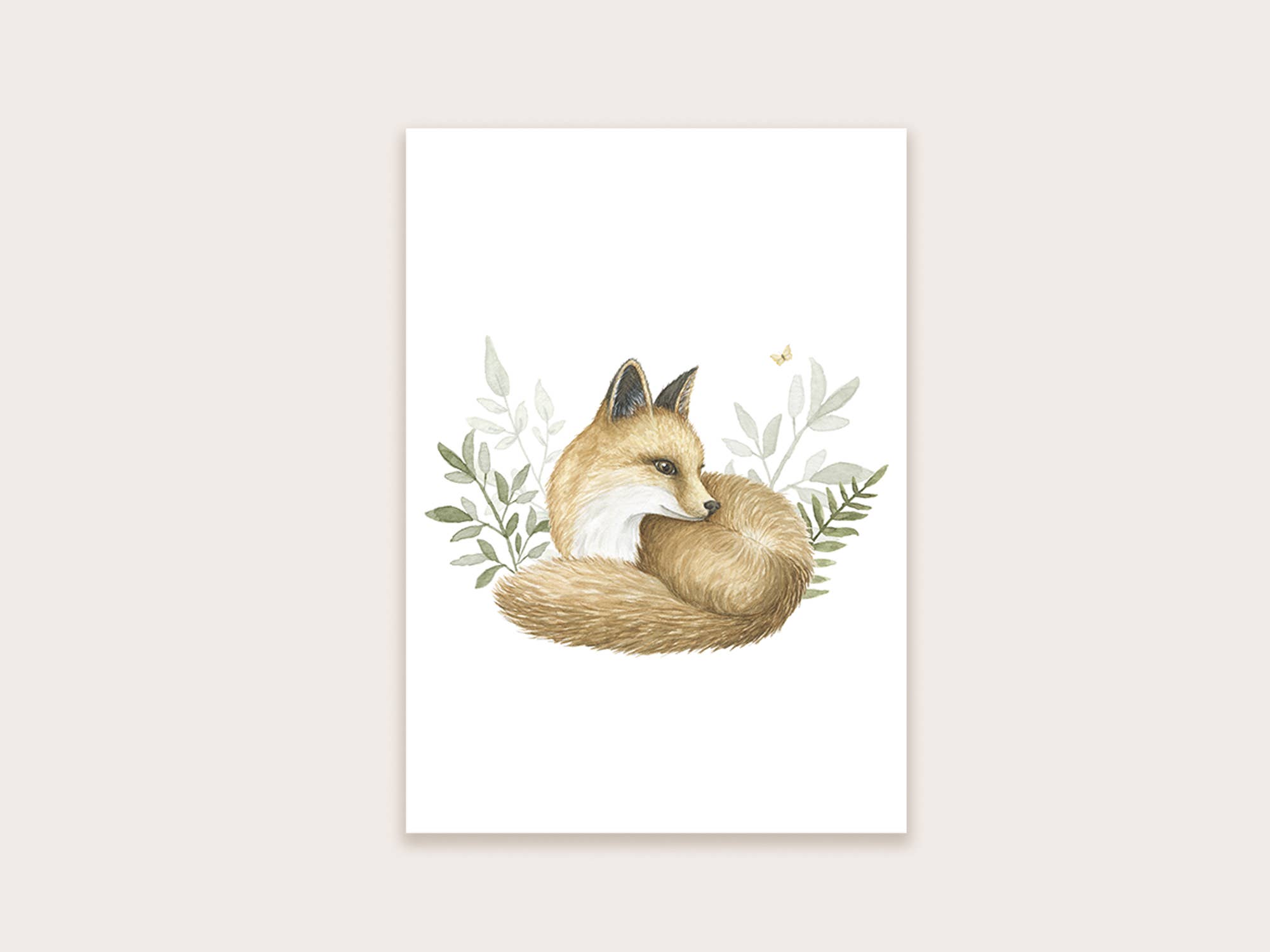 Appeloogje - Wholesale Everyday Greeting Card - Postcard fox2
