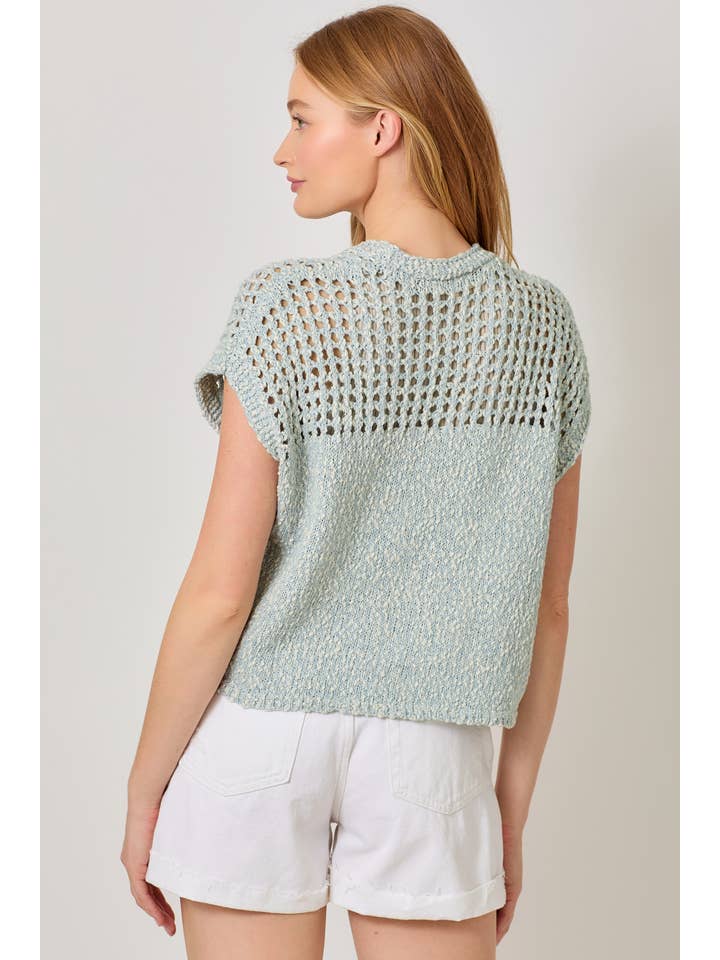 Mystree - Wholesale Cardigan - Women's - 61075 Open Front Knit Cardigan