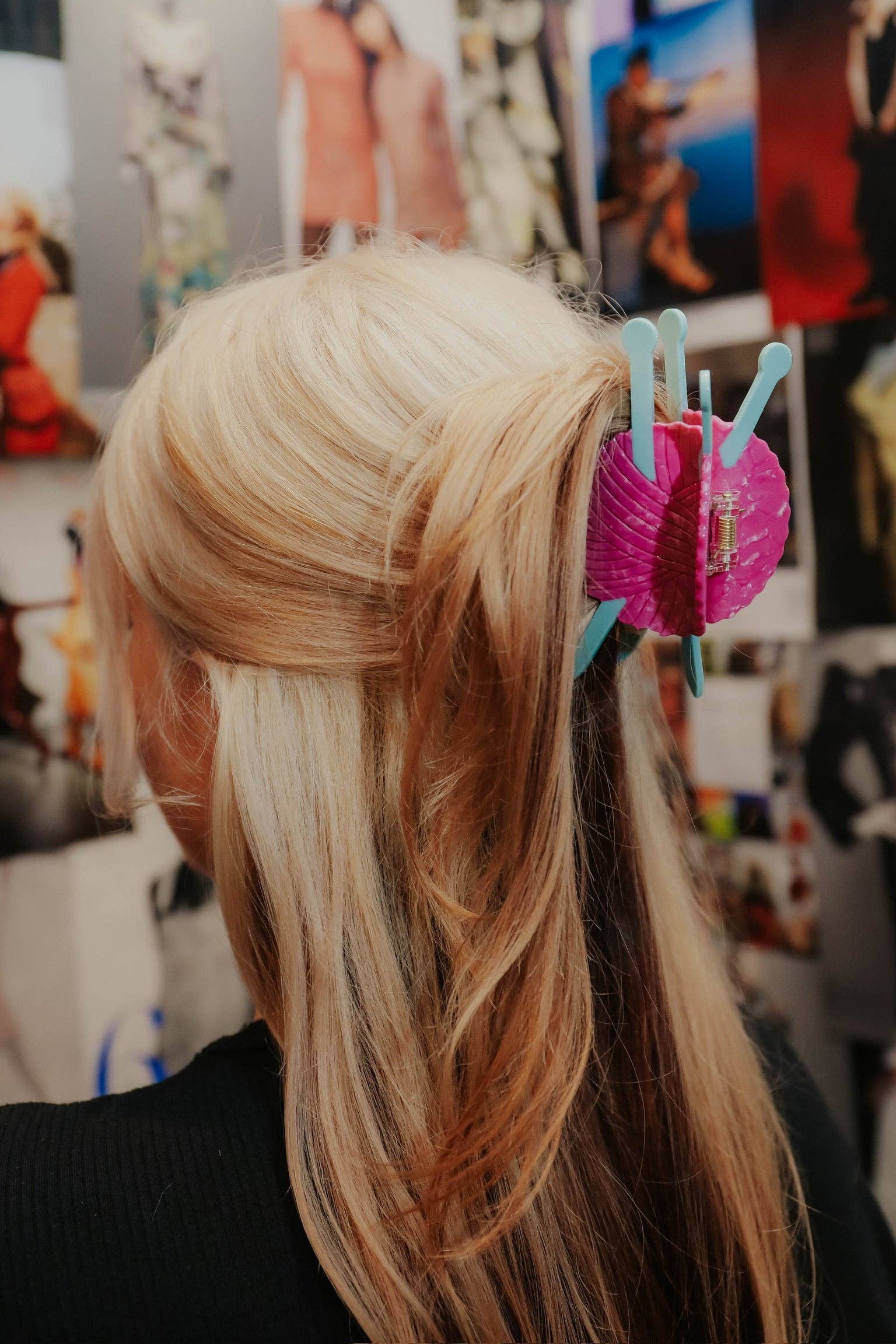 The Peach Fuzz - Wholesale Hair accessories set – Women’s - Yarn Crafts Knitting Needles Hair Claw6