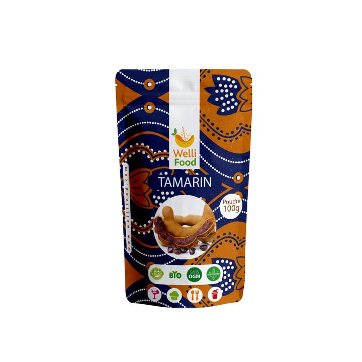 WELLI FOOD - Vente Poudres protéinées/superaliments - Poudre de Tamarin 100g
