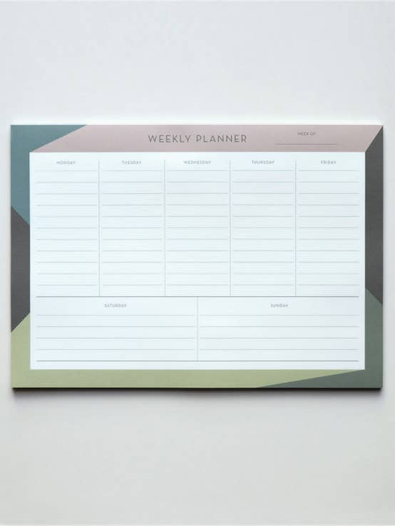 Pianificatore settimanale colorato per la vendita all'ingrosso da parte di Haferkorn & Sauerbrey