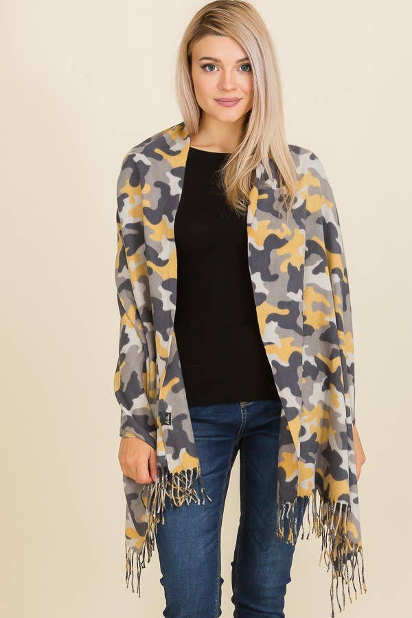 Cap Zone – Großhandel Schal – Damen – Tarnung Kunst-Kaschmir-Schals2