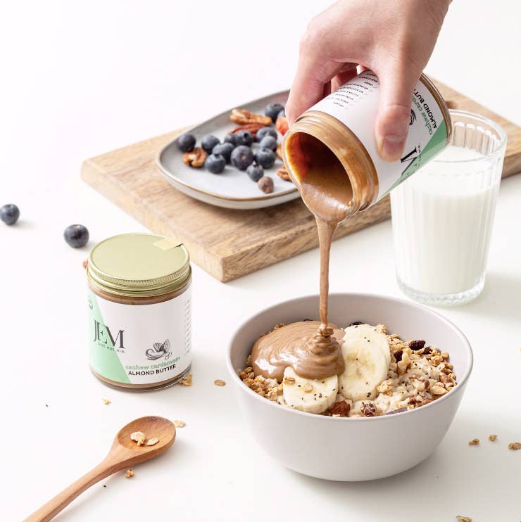 JEM Organics - Wholesale Nut Butter - 1.27 oz JEM Organics Cashew Cardamom Almond Butter6