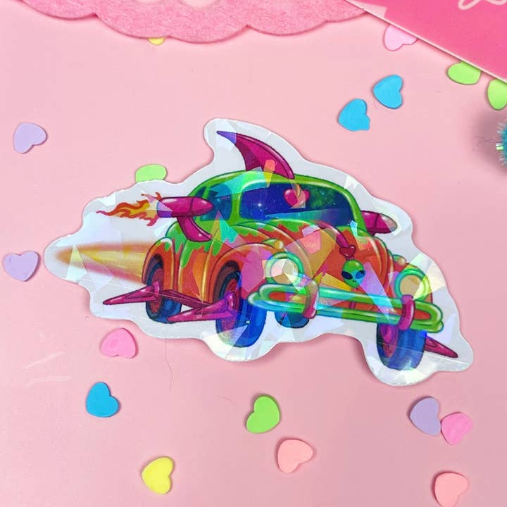 Adesivo in vinile Love Rocket Shatter per la vendita all'ingrosso da parte di A Little Spark