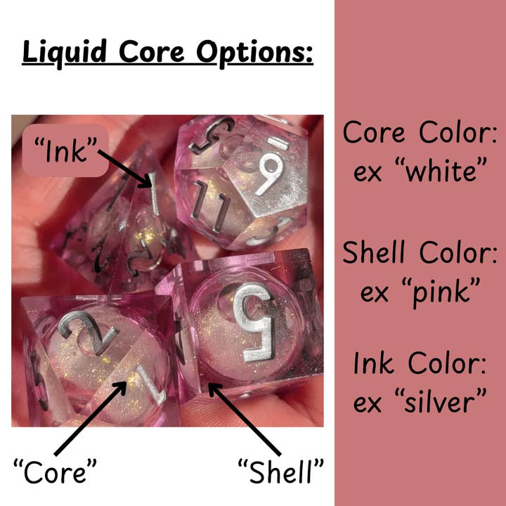 EBONWOOD - Wholesale Dice - Custom Sharp Edge Polyhedral DnD Dice Set Made To Order9