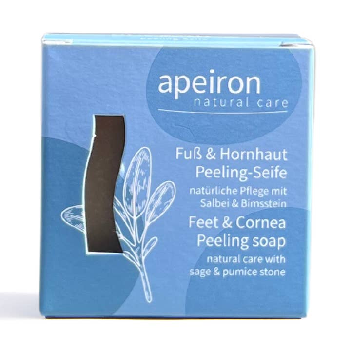 Apeiron Foot & Callus Scrub Soap 100g for wholesale by Spa Vivent