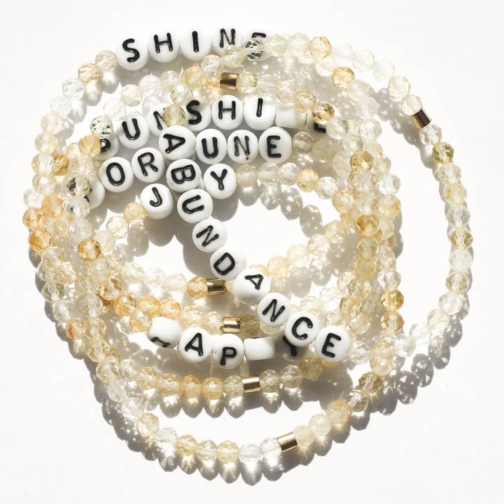 Terra Firma - Wholesale Beaded Bracelet - Citrine Stones5