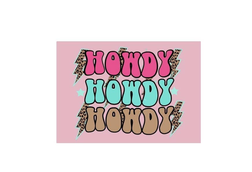 Trendy Chick Mailers - Wholesale Thank You Card - Thank You cards - Howdy 100 pack0