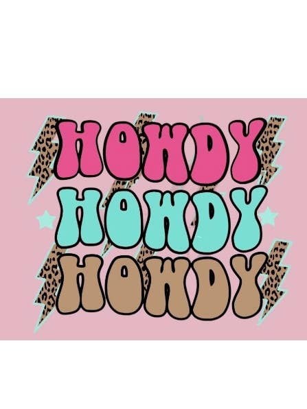 Cartes de remerciement - Paquet de 100 Howdy pour la vente par Trendy Chick Mailers