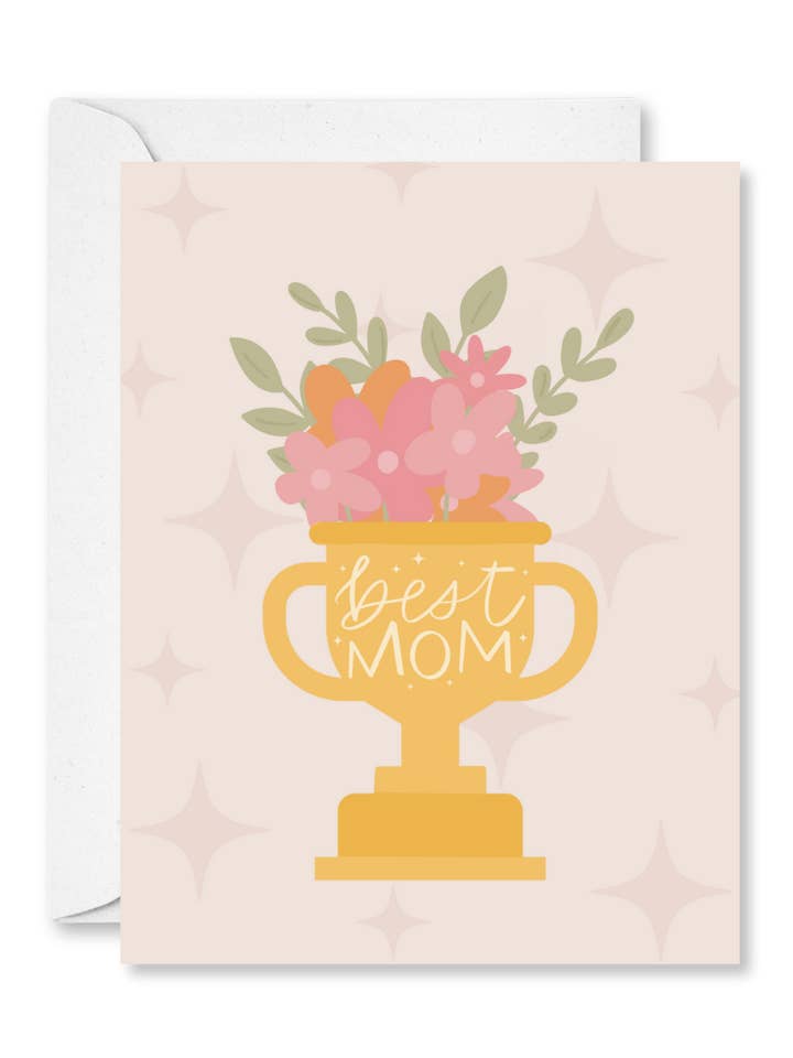 Best Mom Ever Mother's Day Greeting Card for wholesale by Created By Christine