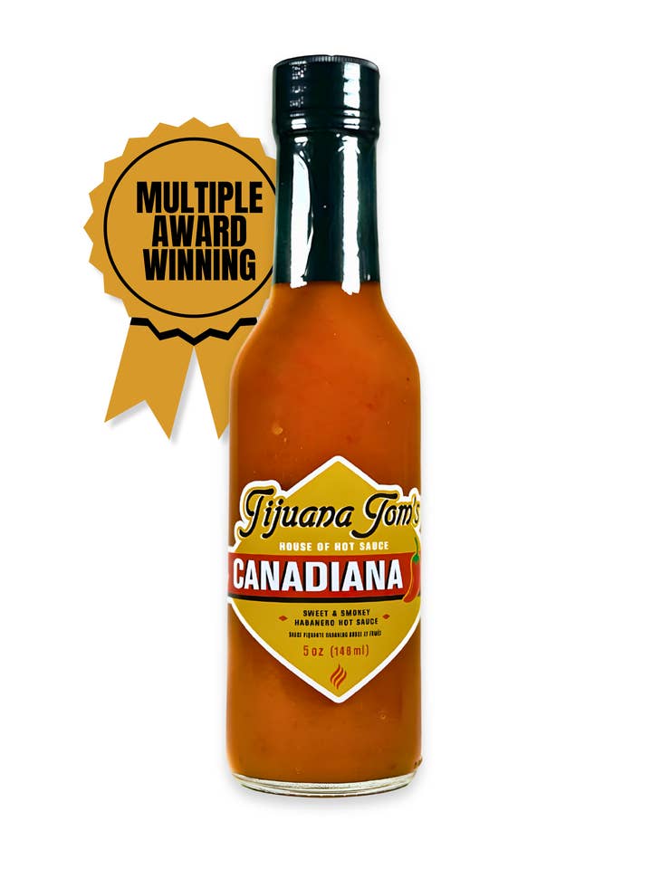 Tijuana Tom's Signature "Canadiana" for wholesale by Tijuana Tom’s House of Hot Sauce