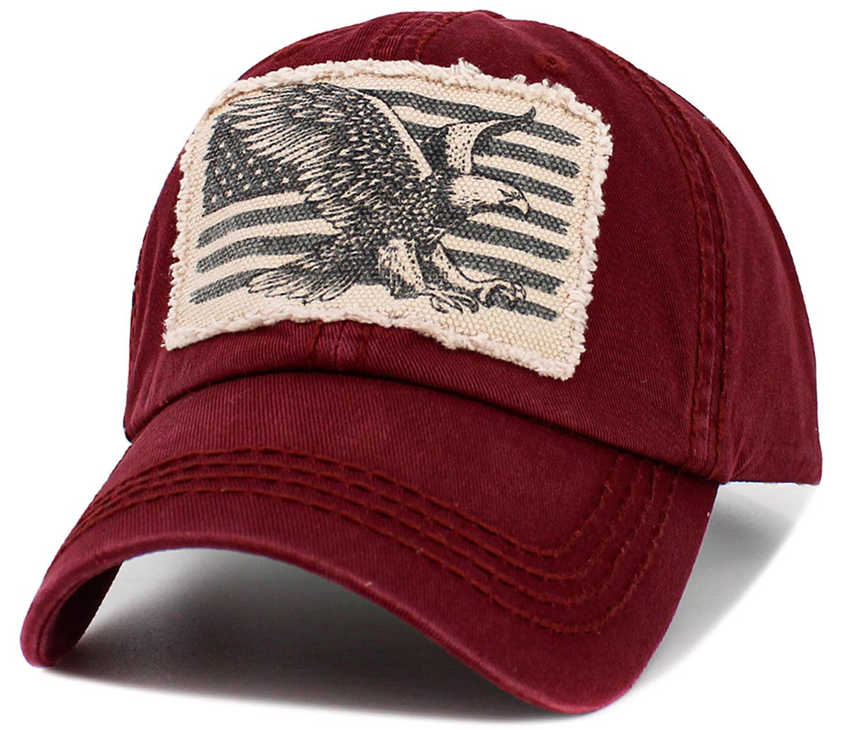 KBETHOS - Wholesale Baseball Cap - Men's - EAGLE FLAG VINTAGE BALLCAP6