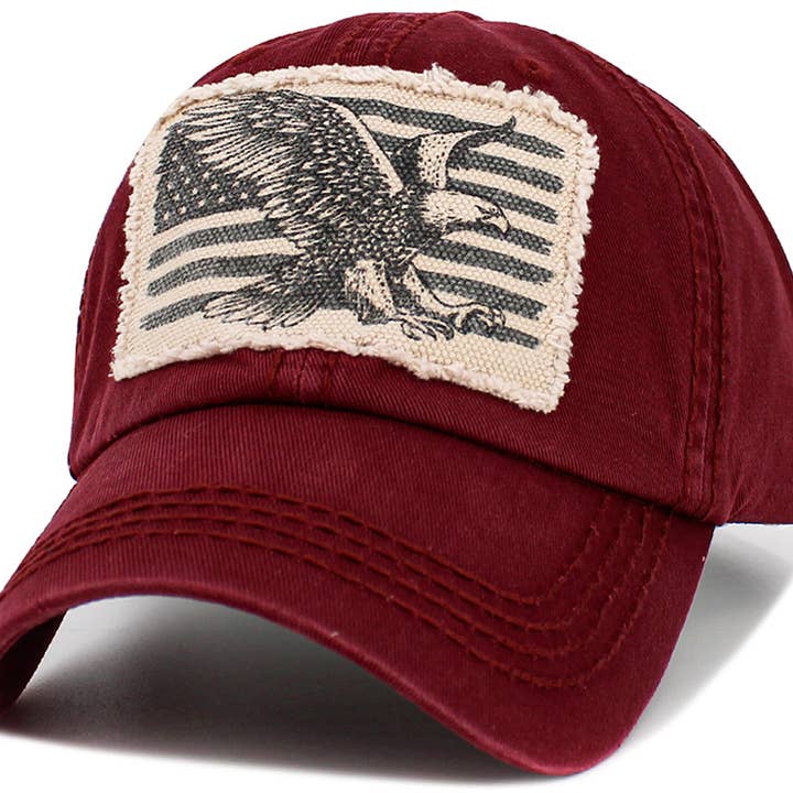 KBETHOS - Wholesale Baseball cap – Men's - EAGLE FLAG VINTAGE BALLCAP6