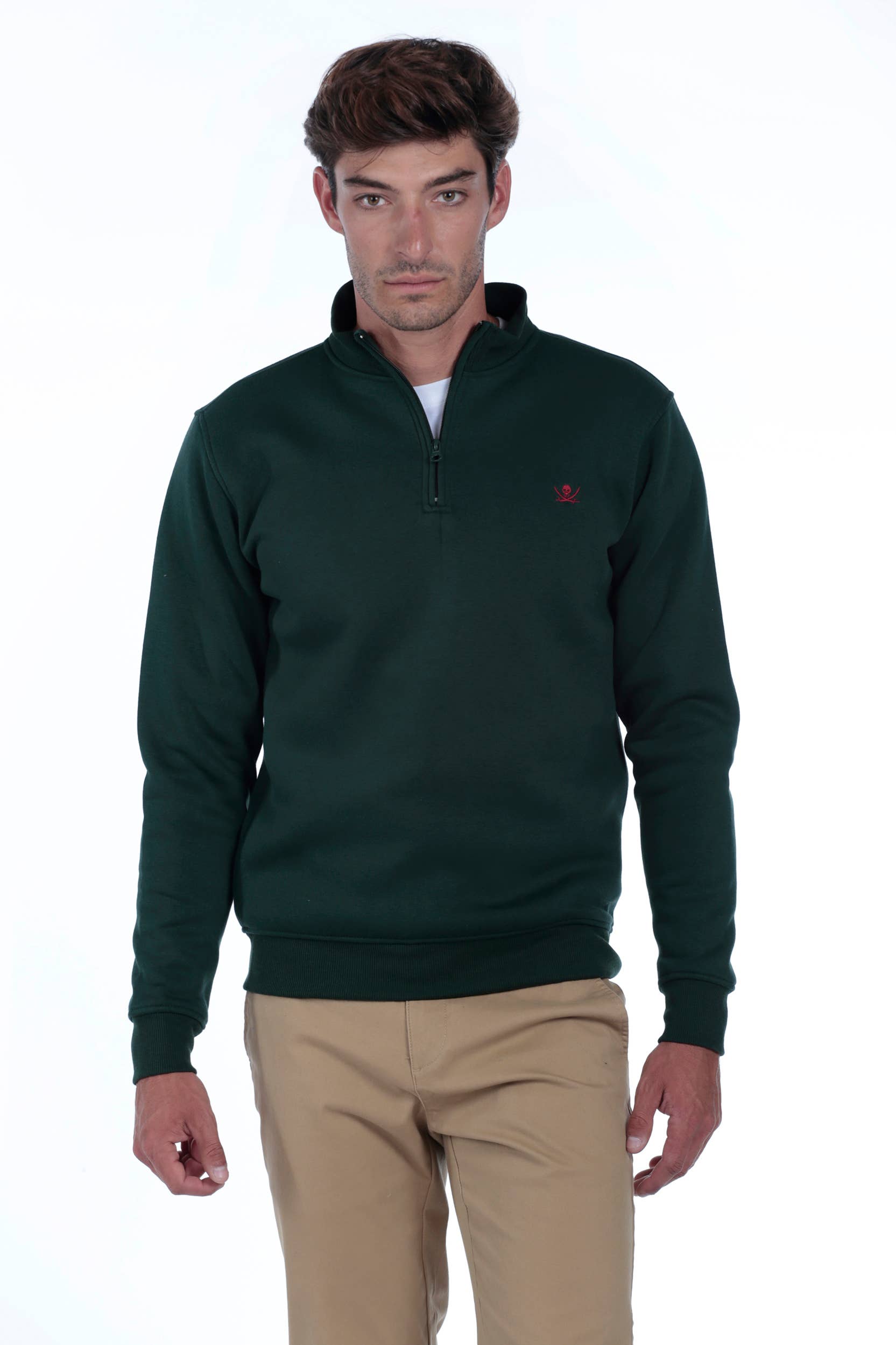 The Time of Bocha - Wholesale Sweatshirt - Men's - Men's Half-Zip Sweatshirt The Time Of Bocha V.BOT