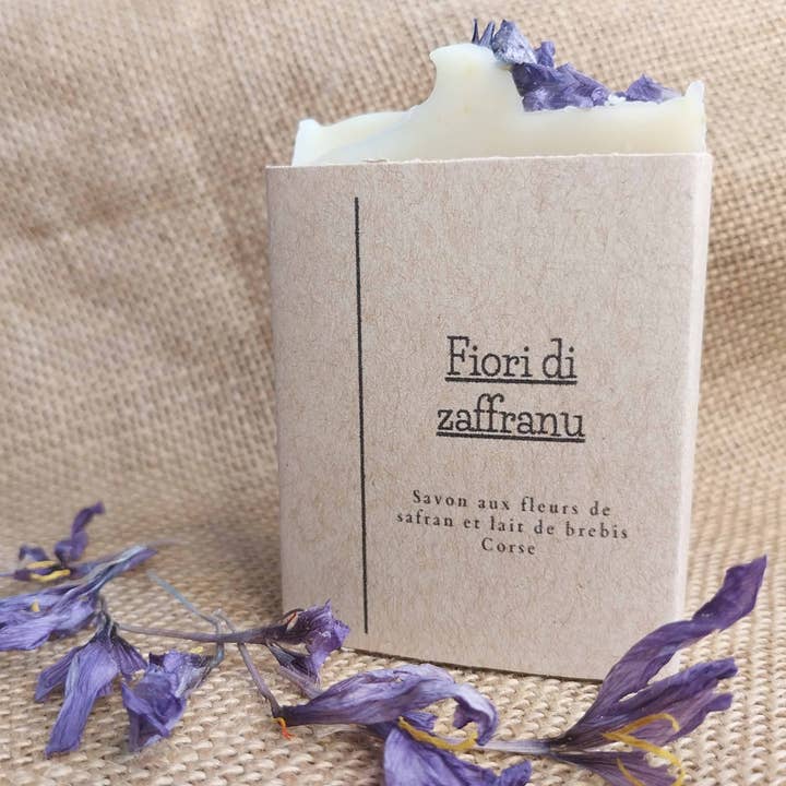 Les Minimalys - Wholesale Bar Soap - Natural soap with saffron flowers - Fiori di Zaffranu1