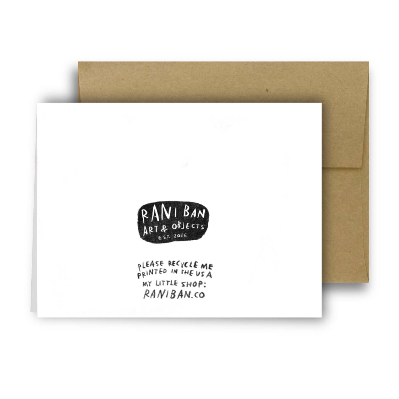 RANI BAN CO - Vente Cartes de Noël - FOUTRE LE BORDEL UN PEU Carte de Vœux1