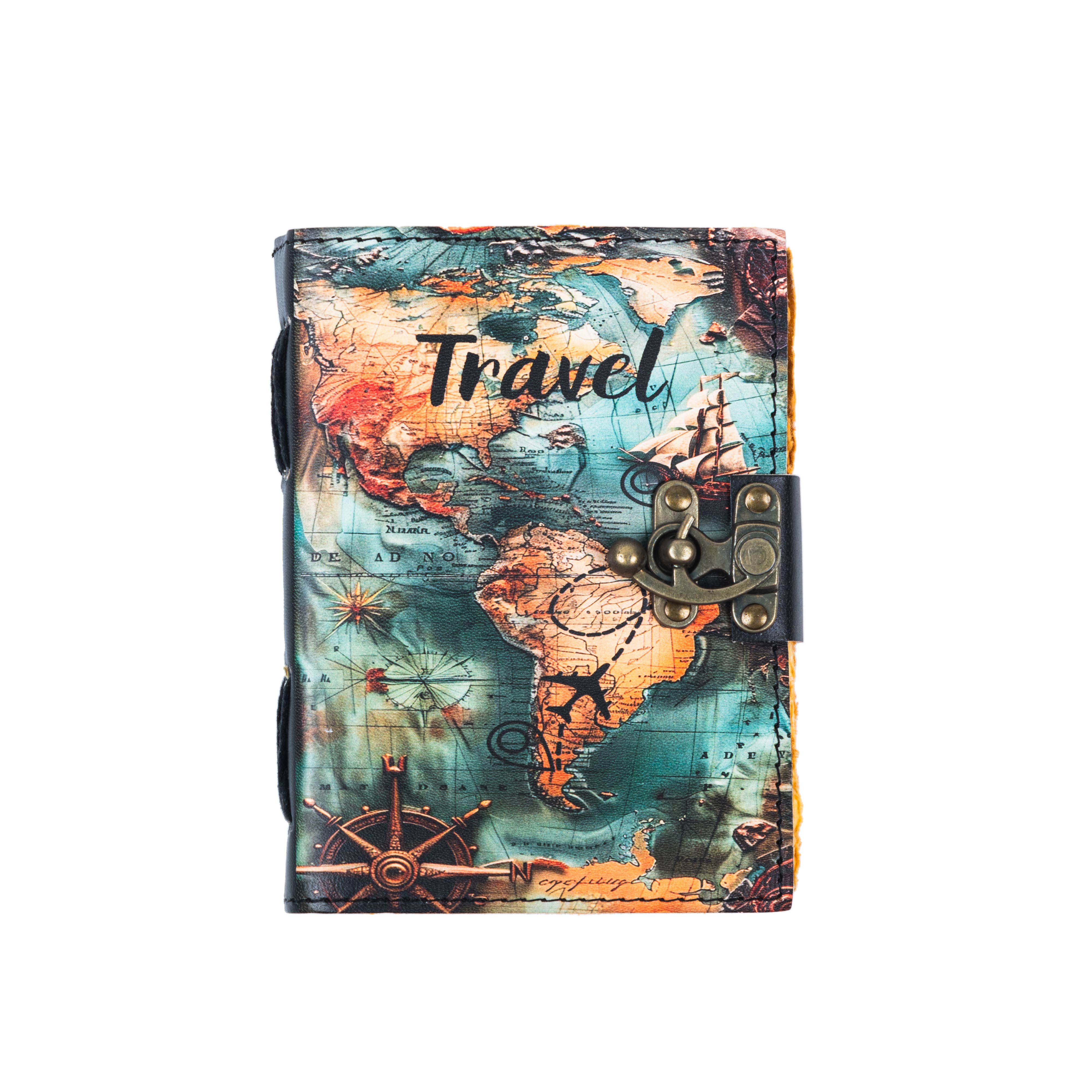 R K Handicrafts and Exporters - Wholesale Journal/Diary - Vintage Leather Journal Notebook Diary for Travel Lovers4