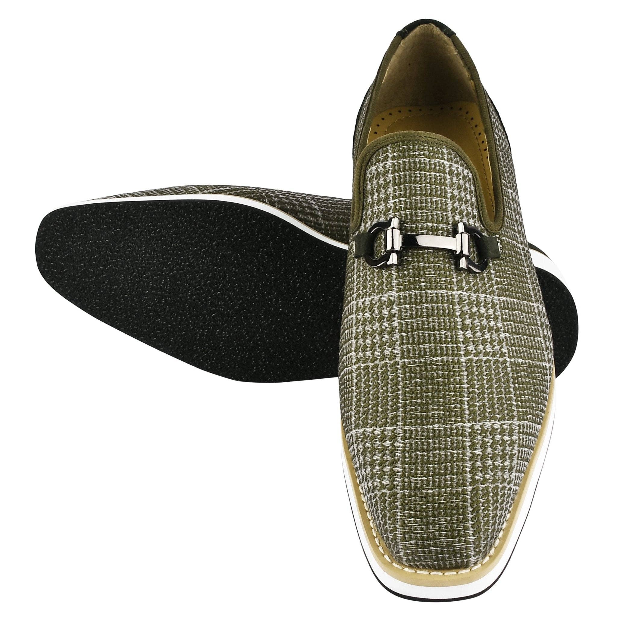 LIBERTYZENO - Wholesale Loafers - Men's - Megaball mens Casual textile printed buckle shoes1