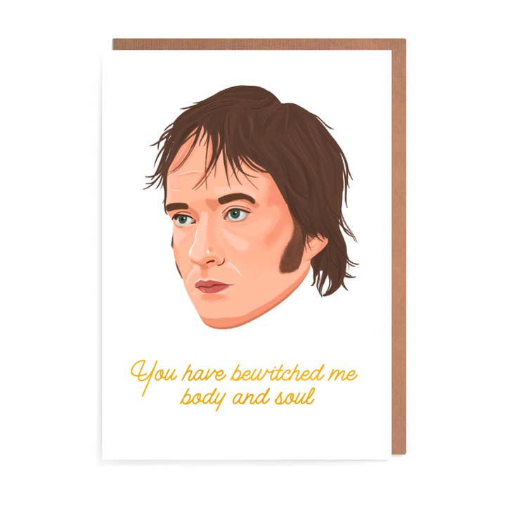 Mr Darcy Love Card | Pride and Prejudice for wholesale by URGHH Card Co.