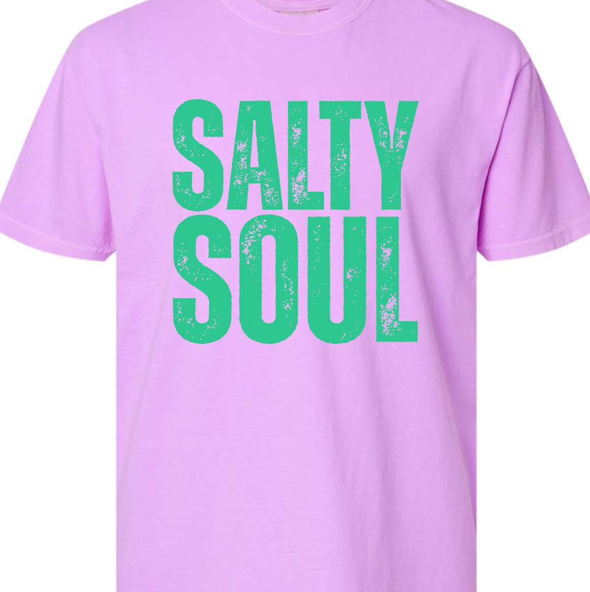 Kiki's Boutique - Wholesale Screen Printed T-Shirt - Women's - Salty Soul Comfort Color Tee 4