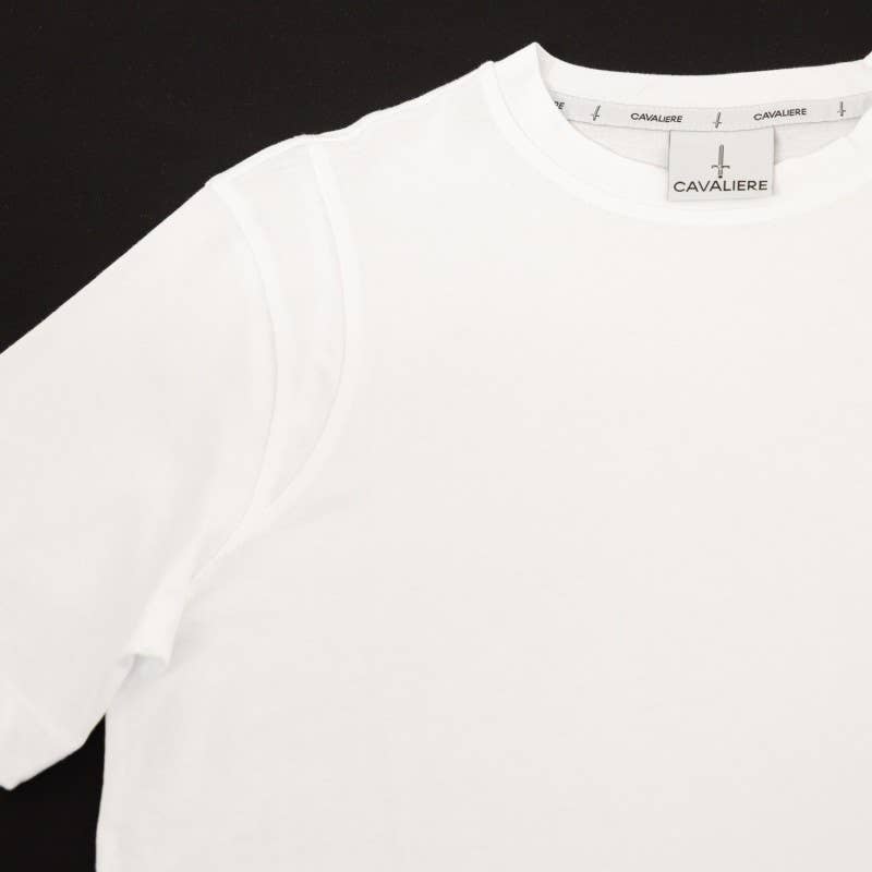 Cavaliere - Wholesale Screen Printed T-Shirt - Men's - Cavaliere White T-Shirt “Amalfi” 100% Made in Italy 1