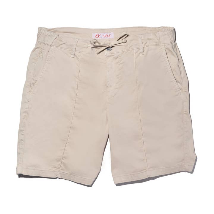 Chino Shorts w/ Drawstring Waist - Staple Beige for wholesale by EIGHT X